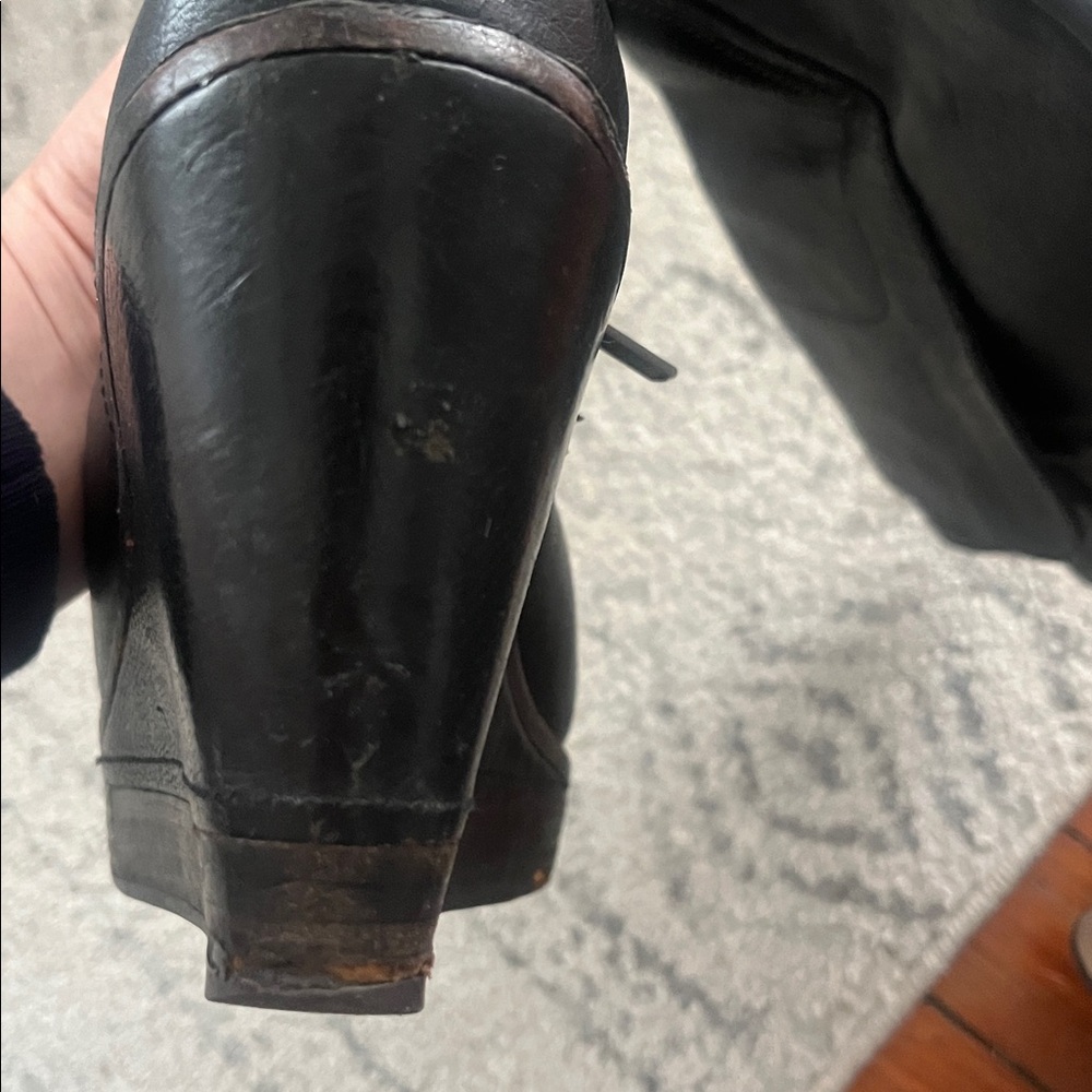 Frye Black Wedge Boots - Picture 5 of 8
